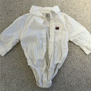 Janie and Jack White Button-Down Bodysuit – 3–6 Months